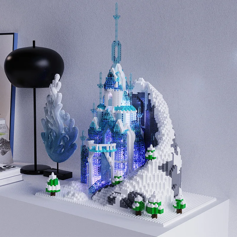 Lego Creations Lego Castle Diy Custom Lego Frozen Palace 4842pcs+