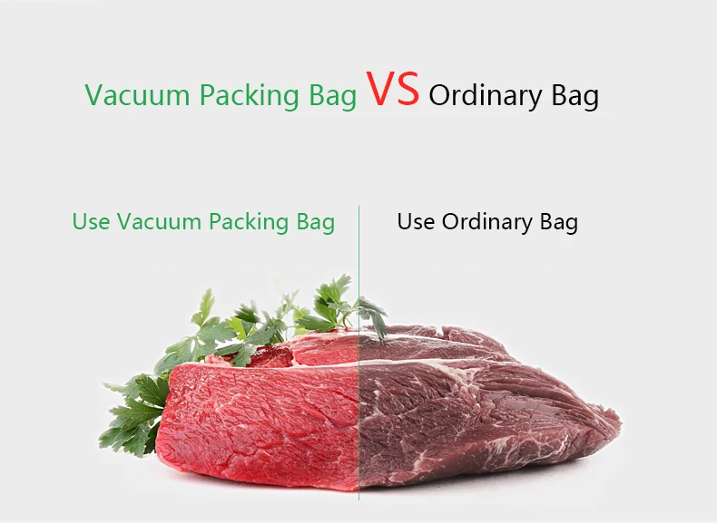 790 Home Food Vacuum Sealer Packing Machine With 5 Vacuum Bag Packaging Rolls (12X500cm,15X500cm,20X500cm,25X500cm,30X500cm)