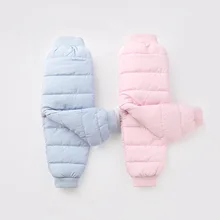 Cold Shield/новые стильные детские хлопковые брюки для младенцев, плотные Детские Пуховые брюки с хлопковой подкладкой, детские брюки на гусеничном ходу, Ma