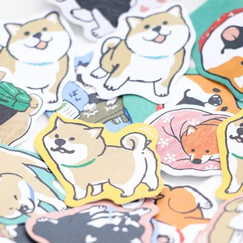 

30 Pcs/bag Kawaii Dogs Cute Stickers Scrapbooking Bookmark Handmade Sticker Gimue Stationery Bullet Journal Stickers 06474