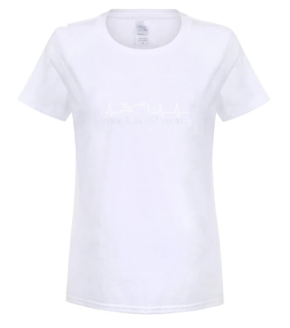 Homme Sepeda Motor Detak Jantung Ekg T Sablon Kaos Unisex Lebih Banyak Ukuran Dan Warna Kemeja Tee O Leher Lengan Pendek Pria Hitam T Shirt Aliexpress