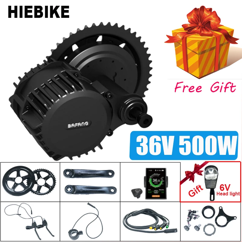 

Bafang BBS02 500W 36V Electric Bike Kit 8fun Mid Drive Motor BBS02B Electric Bicycle Conversion Kit e-bike Engine with Display