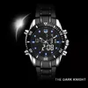 Men Watch Sport Dual movement quartz Stainless Steel Stop Watches LED Digital Watch Waterproof Men clock TVG KM527 ► Photo 2/6