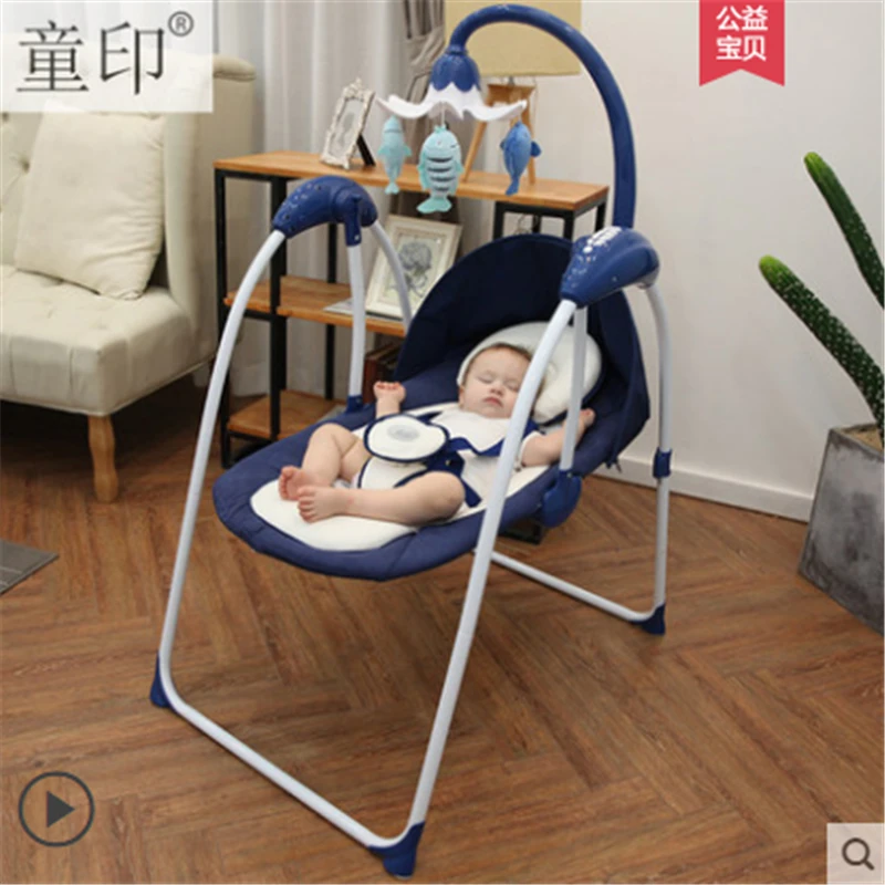 Baby rocking chair to sleep baby electric rocking chair cradle chair
