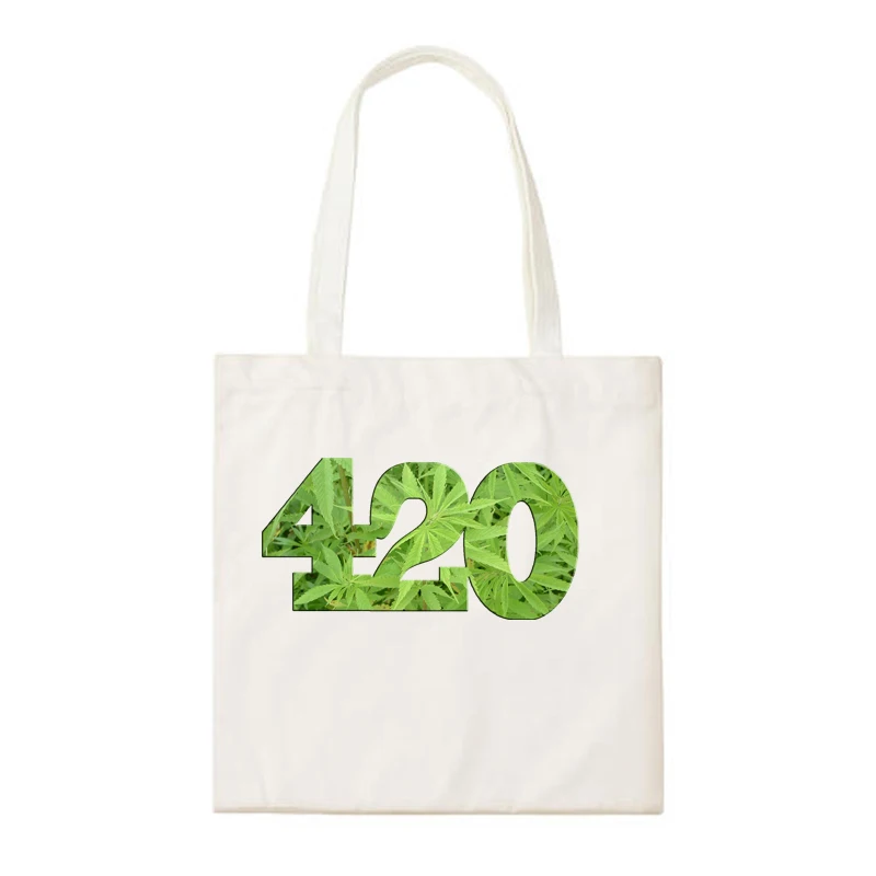 420 свободный от дыма высокое зеленое спокойствие rasta reggae jah Повседневная Холщовая