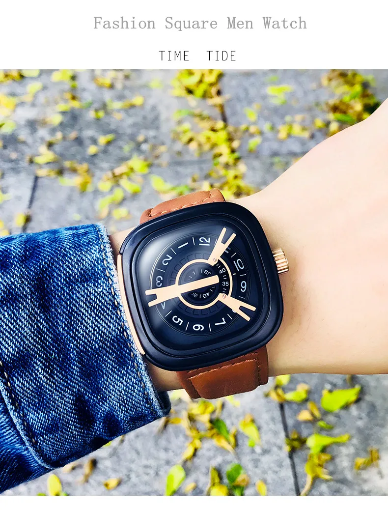 GLENAW мужские часы лучший бренд класса люкс мужские наручные часы с большим циферблатом мужские кварцевые наручные часы водонепроницаемые спортивные часы Montre