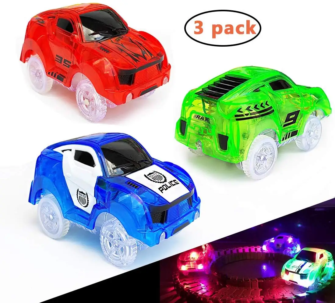 glow cars and track