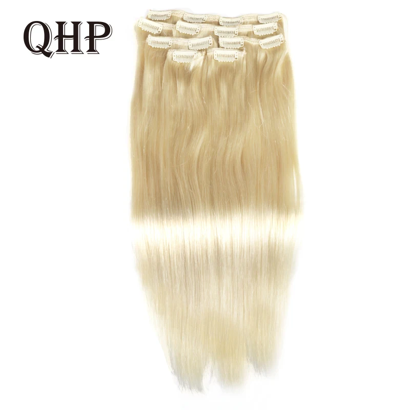 

70g 100g 120g Clip In Human Hair Extensions Brazilian Remy Straight Hair #1 #1B #4 #8 #613 #27 12inch-24inch 7PC/Set Full Head