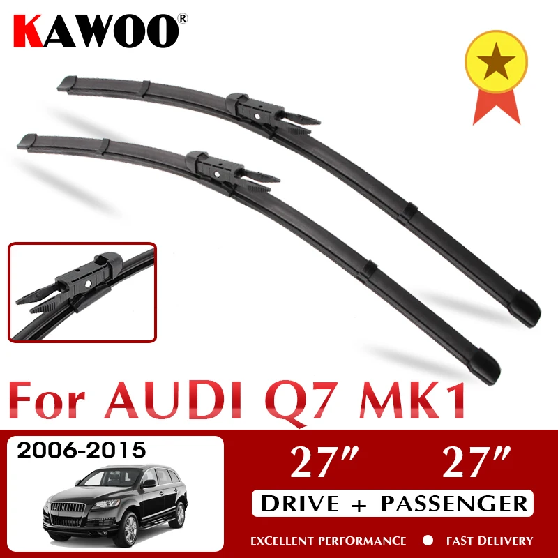 Kawoo Car Wiper Blades For Audi Q7 Mk1 October 2006 Nov. 2015