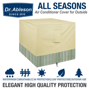 

Air Conditioner Cover Outside Garden Durable AC Cover Water Resistant 600D Oxford Cloth Windproof Dustproof Winter Snow Protect