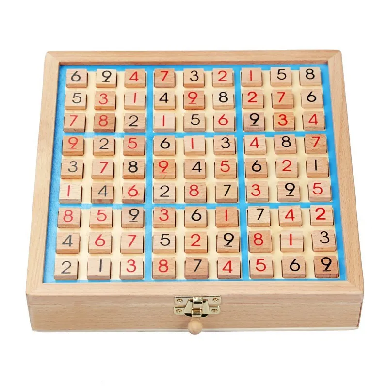 

Multi-functional Four-in-One Sudoku Chess Parent And Child Game Children Educational Force Sudoku Wood Board Game Flight Toy