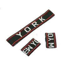 Детская спортивная повязка для волос с надписью, повязка на голову для студентов, набор из трех предметов, для мужчин и женщин, для детей, для хип-хопа, для выступлений, впитывает пот