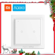 Xiaomi oppple Aqara Zigbee 3,0 беспроводной переключатель сцены умный пульт дистанционного управления приложение интеллектуальное приложение для дома 2 комплекта Новинка