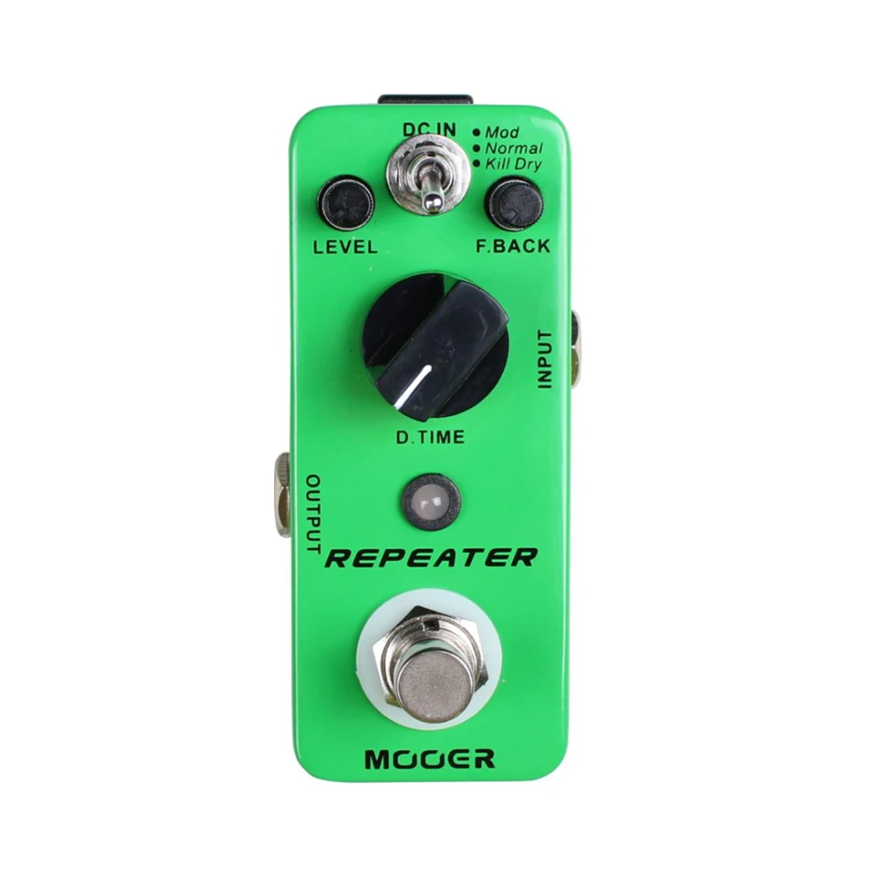 

MOOER Digital Delay Guitar Pedal 3 Working Modes Mod/Normal/Kill Dry Effect Pedal Guitar Pedal MDL1 Repeater Guitar Accessories