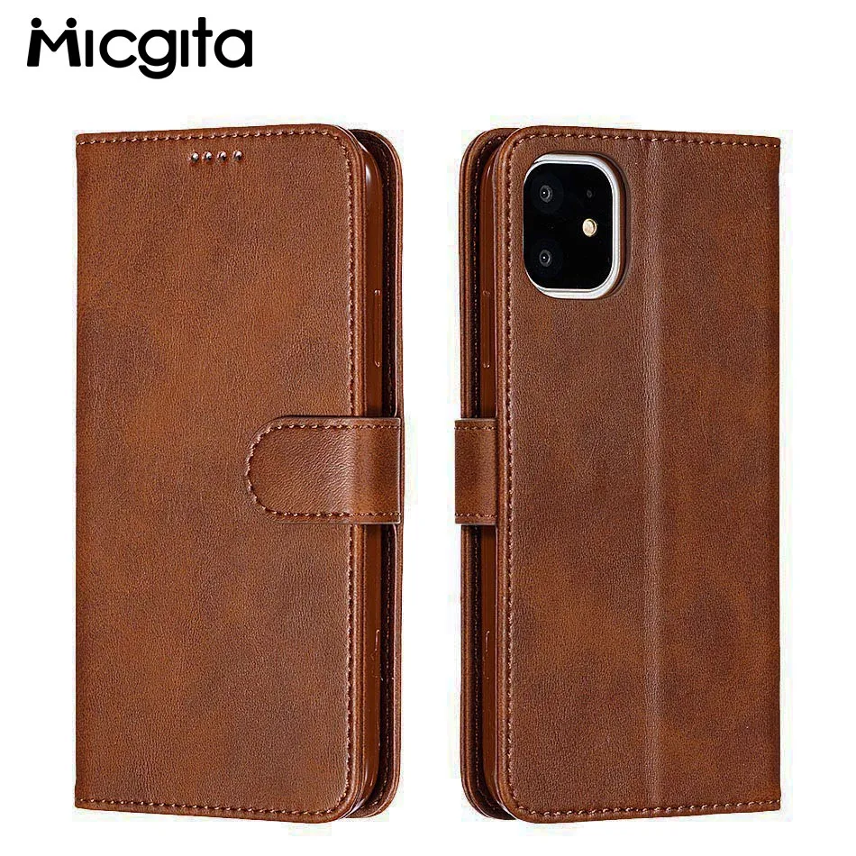 Micgita Retro Leather Case For iphone 11 Pro Xs Max Xr 8 Plus 5 SE Photo Frame Flip Wallet 7 6S 5S | Мобильные телефоны и