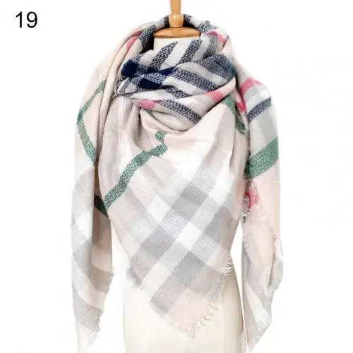 Multi-color  Stylish Multi-function Long Warm Shawl Comfortable Scarf Wrap Washable   for Gift mens infinity scarf Scarves