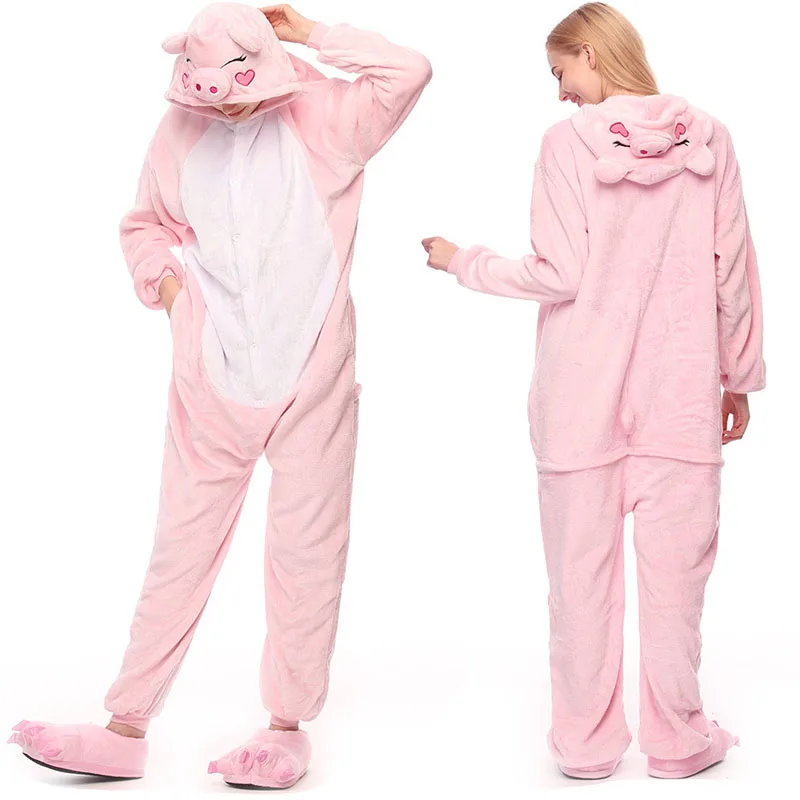 Пижама Kigueumi с изображением мультяшной свиньи единорога для женщин взрослых