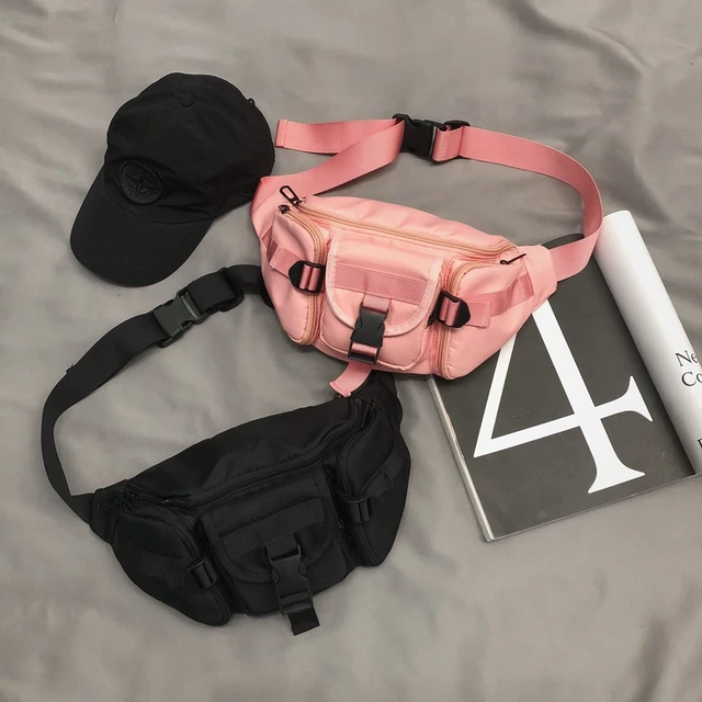 Fanny Pack Black Waterproof Money Belt Bag Men Purse Teenager's Wallet Belt  Fashion Bum Bag Travel Crossbody Chest Bags Unisex - Crossbody Bags -  AliExpress