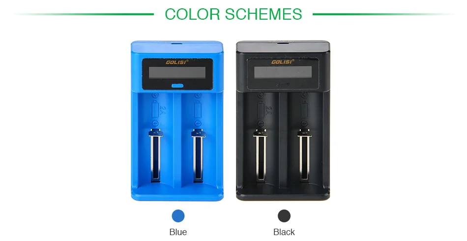 Golisi I2 2A Smart USB Charger with LCD Screen