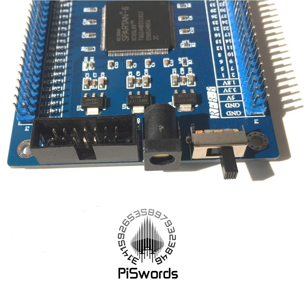 Наборы макетных плат Pisowrds Xilinx Spartan6 FPGA модуль Spartan 6 XC6SLX9 с UART RS485|Демонстрационные