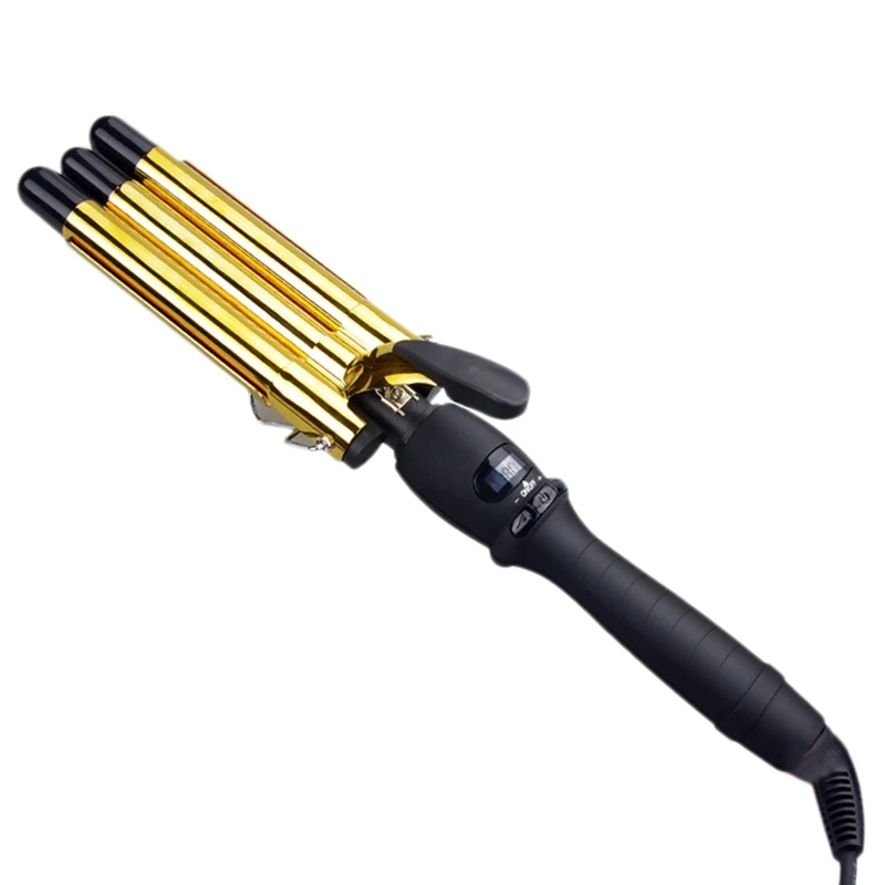 

100-240V Professional Electric Hair Curler Deep Wave Hair Curler Curling Iron Tongs Cone Head No Hurt Hair Eu Plug