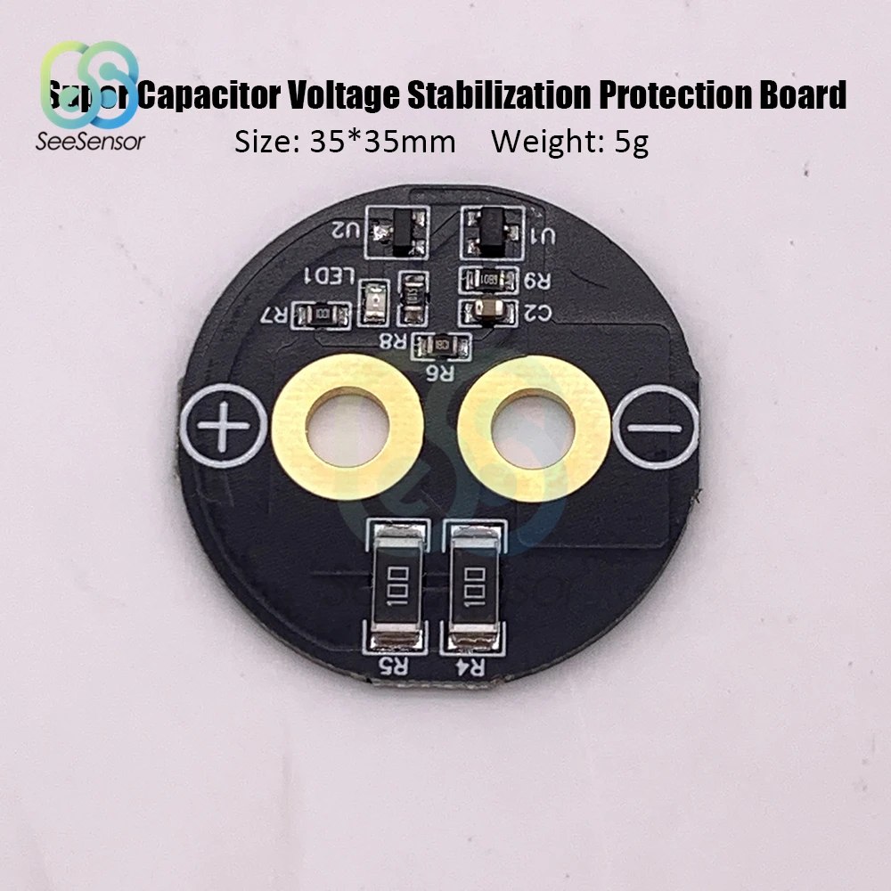Супер конденсатор регулятор напряжения защитная доска баланс доска для 2,5 V 2,7 V 3V 360-700F сверх яркий конденсатор 35*35mm