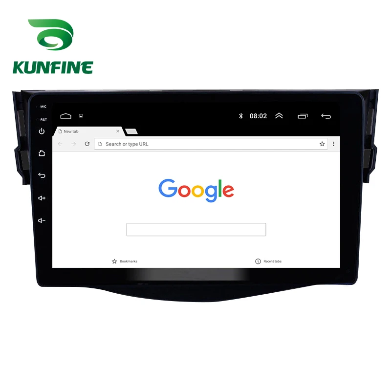 Восьмиядерный 1024*600 Android 8,1 автомобильный DVD gps навигатор плеер Deckless стерео для Toyota RAV4 2007-2012 радио головное устройство