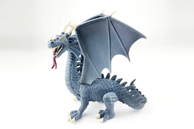 New Products Model Dinosaur Toy Western Dragon Plastic Blue Dragon Hell Dragon Jurassic Dinosaur Model Toy