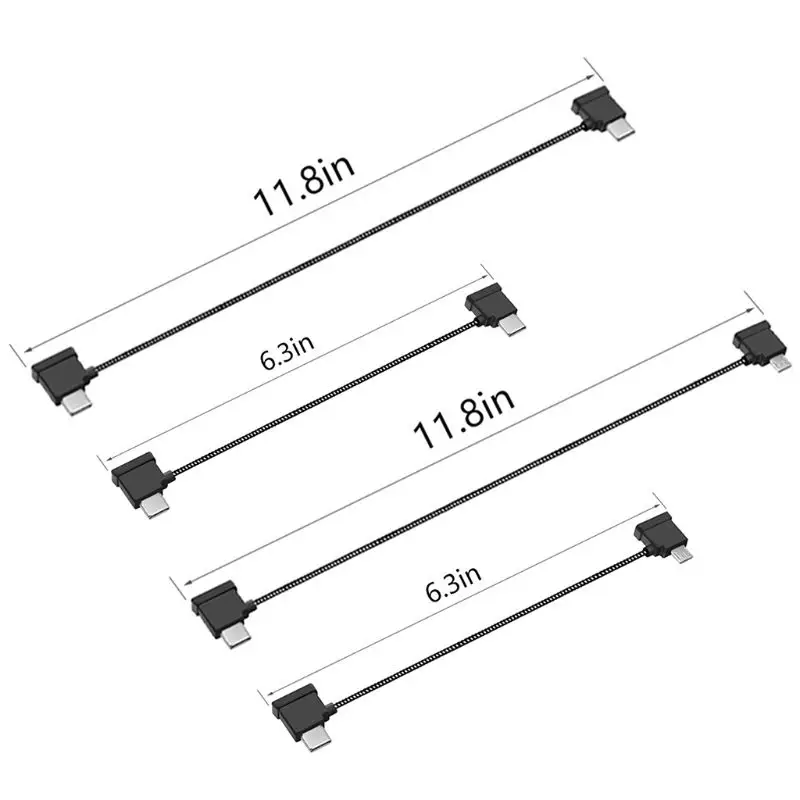 

Data Cable for An-droid Micro USB/Type-C Transmission Wire for D-JI Mavic Air 2
