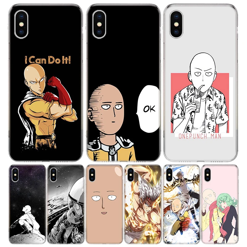 One Punch Man Anime Phone Case For Iphone 13 12 11 Pro Max 6 X 8 6s 7 Plus Xs Xr Mini 5s Se 7p 6p Pattern Cover Coque Phone Case Covers Aliexpress