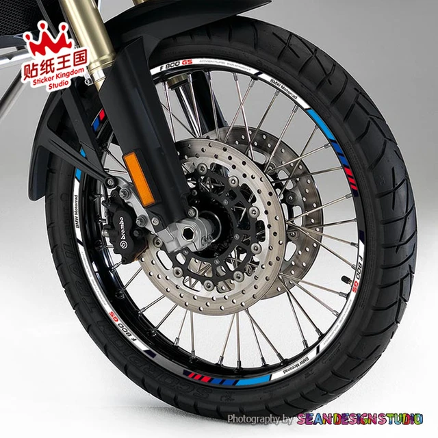 1 Set For Bmw F700gs F800gs Motorcycle 2wheels Reflective Rim
