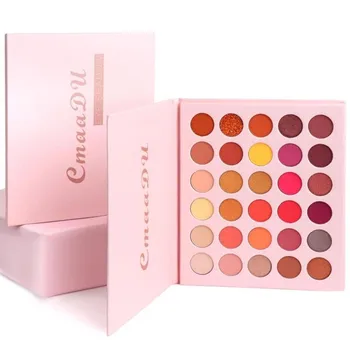 

35 Colors Pearlized Eyeshadow Pallete Cosmetic Matte Eyeshadow Cream Eye Shadow Makeup Palette Shimmer Set