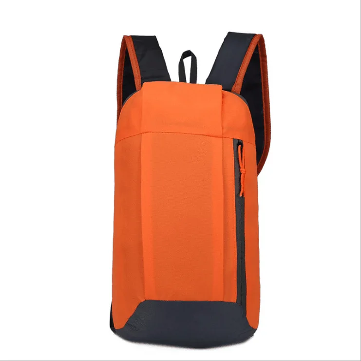Orange 10L открытый рюкзак спортивный альпинистский портативный рюкзак для мужчин и женщин, Сверхлегкий Путешествия Бег Туризм Кемпинг рюкзаки - Цвет: Orange