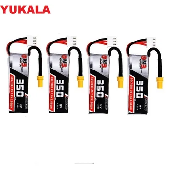 

YUKALA 1-4PCS 350mah 7.6V 50C/100C HV Lipo battery with XT30 Plug for BETAFPV Beta75X 2S Beta65X 2S Tiny Whoop Drones