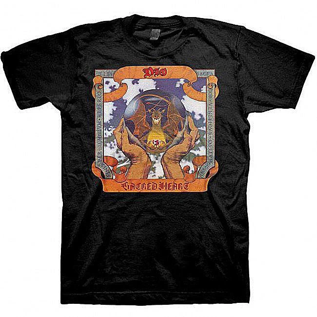 Новый DIO Sacred Heart альбом Обложка тяжелый металл рубашка (SML 3XL) badhabitmerch|Футболки| |