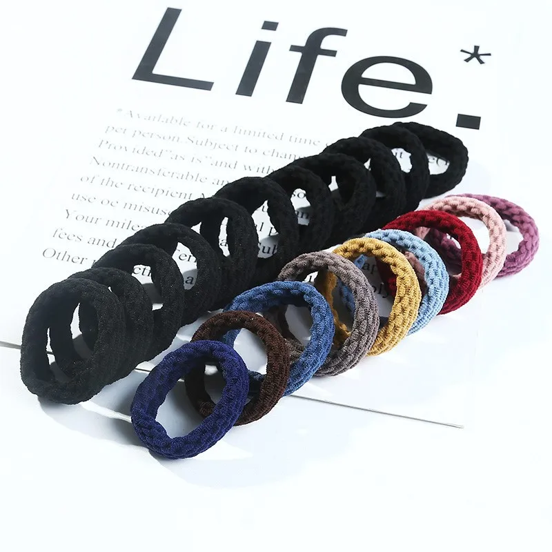 10pcs/lot New High Elastic Hairbands Women Girl Simple Basic Rubber Bands Ponytail Holders Scrunchies Fashion Hair Accessories - Image 6