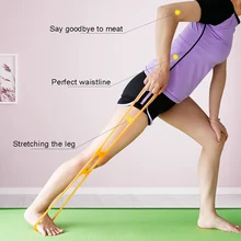 Тянущаяся веревка для йоги, экспандер для груди, эластичная тянущаяся веревка, Эспандер для похудения мышц, бодибилдинг, Новинка