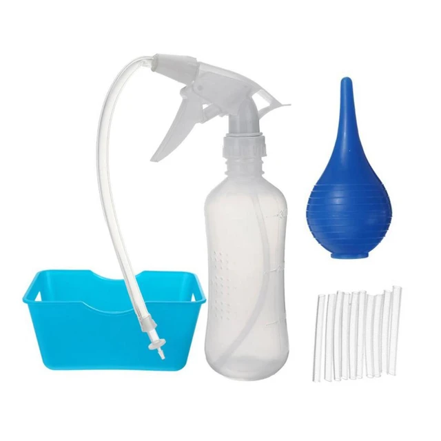 Kit De Lavage De Cire D'oreille Avec Bassin, Flacon Pulvérisateur De 300ml,  10 Embouts Jetables Supplémentaires Et Ampoule En Caoutchouc - Oreille Cire  Outils De Nettoyage - AliExpress