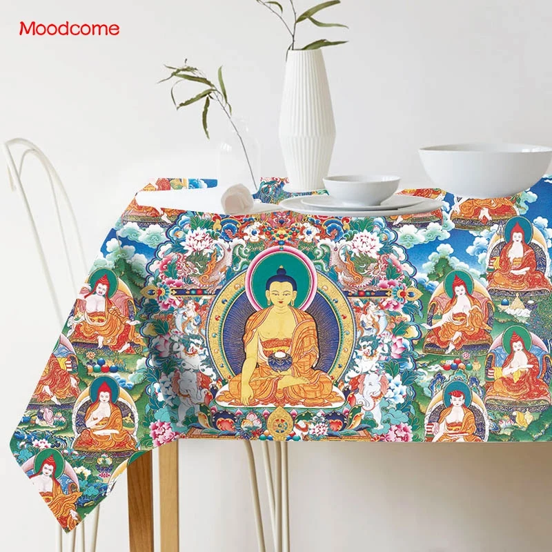 Тибетская Tangka буддистская искусство Sakyamuni Guanyin поклонение Будде