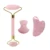Скребок гуаши Для Массажера Лица Face Jade Roller Rose Quartz Roller Guasha Natural Crystal Gouache Stone Anti Wrinkle Beauty