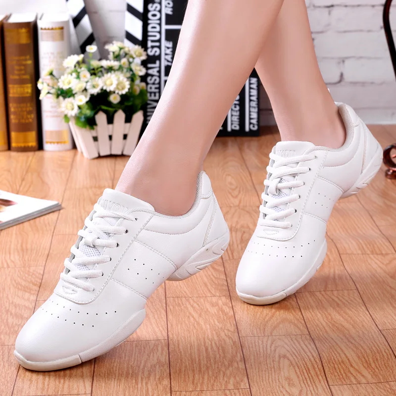 

Dance Shoes Children Boy Girl Modern Soft Outsole Jazz Sneakers Aerobics Breathable Lightweight Kids Dancing Fitness Sport