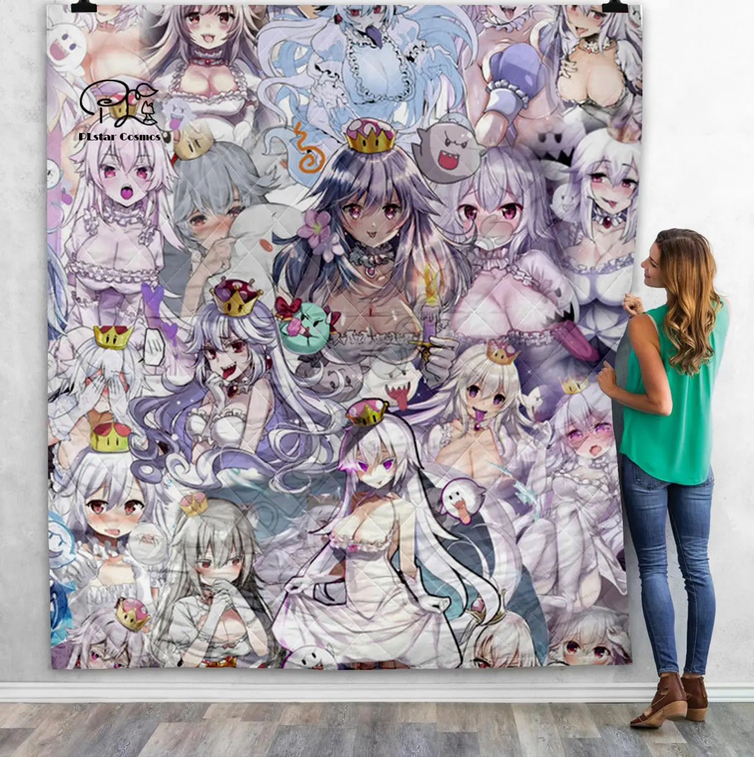 

Anime girl sexy Re Zero Rem 3D Quilt Blanket For Kids Adult Bedding Throw Soft Warm Blanket With Cotton Quilt style-12