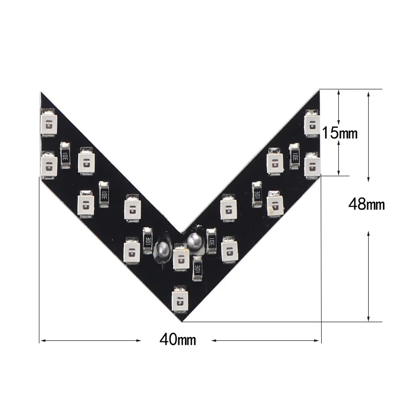 2 шт. Светодиодная панель со стрелками автомобильный индикатор зеркала