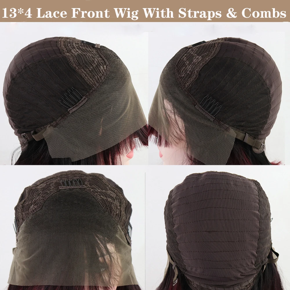 Resistente ao Calor Frente do Laço Natural Olhando Sintético Crochê Trança Peruca Dreadlock Torção Penteado Cabelo Bebê Preplucked 7 Apliques e perucas