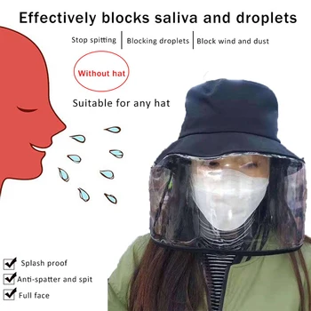 

Spot Masks Antivirus Bacteria Mask Anti-Spitting Protective Hat Cover Outdoor Full Mask Fisherman Hats mascherine antivirus
