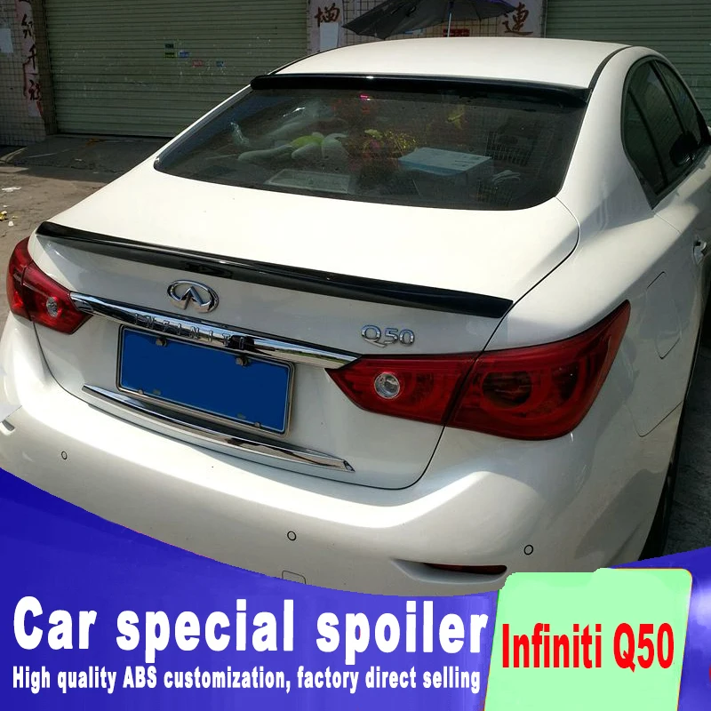 Спойлер нового дизайна 2014 2015 2016 для Infiniti Q50 Q50S спойлер от праймера или черного