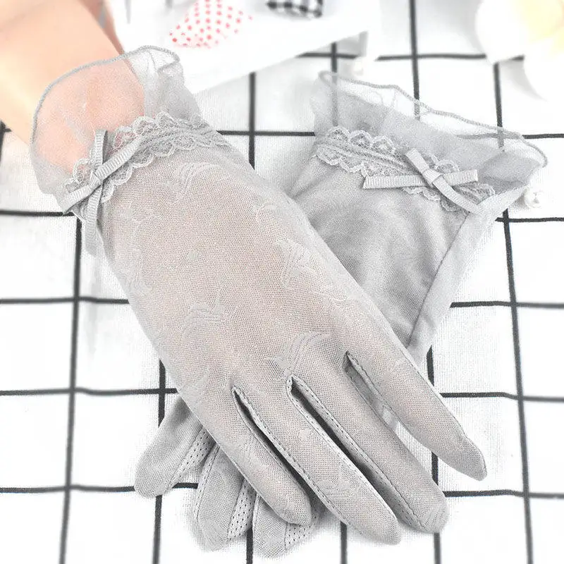 

Women Driving Gloves Sun Protection New Fashion Summer/Autumn Slip-Resistant Sunscreen Golves For Lady