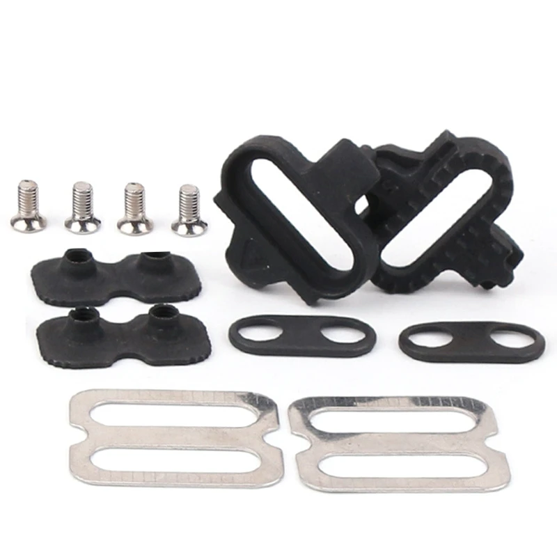 Bicycle Self Locking Pedals Lock Mountain Cleat Biking MTB Bike Cleat