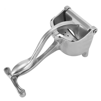 

Stainless Steel Portable Manual Fruit Juicer Lemon Orange Squeezer Extractor Squeezing Tool Triangular diversion nozzle antidrip