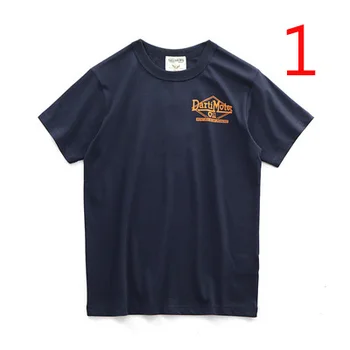 

Men's new summer European and American style printing trend Slim handsome round neck half sleeve